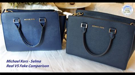 authentic michael kors vs fake|michael kors bag original.